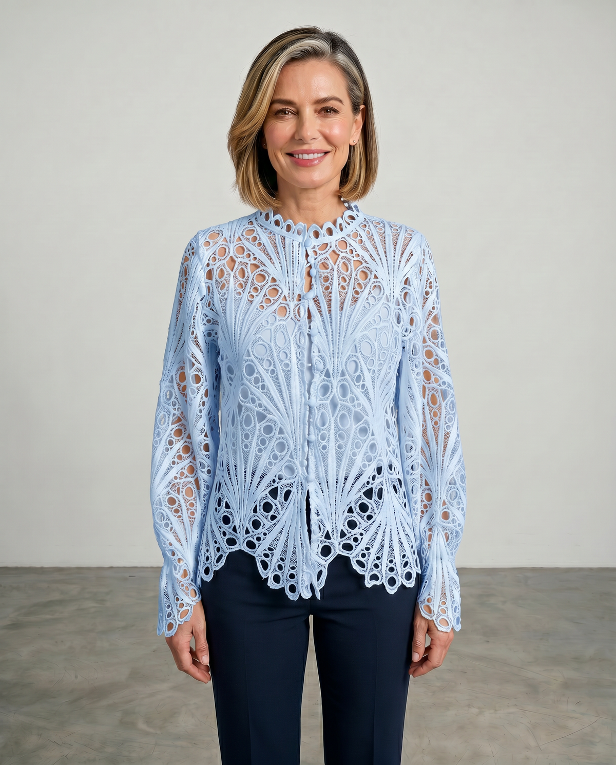 Marceys | Lace Blouse